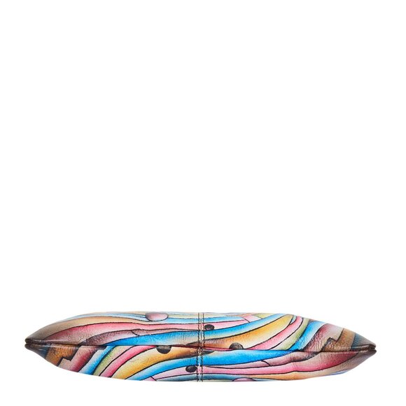 Hand-Painted Women's Leather Crossbody Sling Bag – Over the Shoulder Purses - Picture 5 of 6